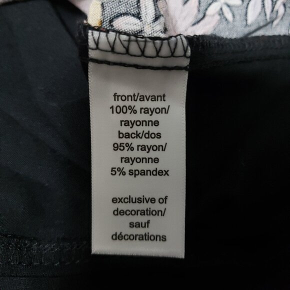 NWOT Maurices Floral Strappy Stud Neck Dolman Tee - Picture 6 of 7